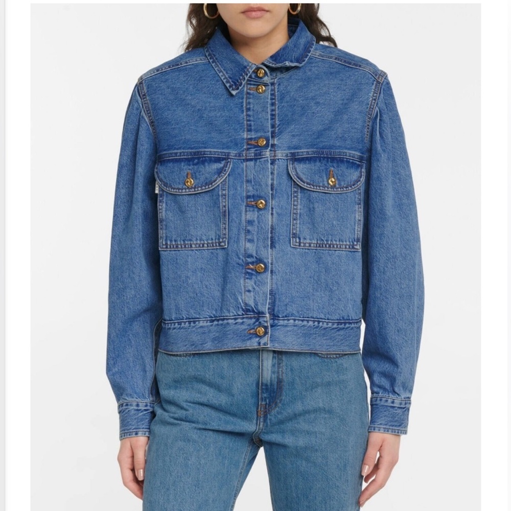 EUC Blazé Milano Cotton Denim Jacket Sz 3 (M/L)